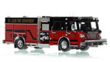 1:50 scale model of St. Louis Fire Department 2010 Spartan/Smeal Engine 1 - Benton Park