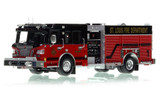 1:50 scale model of St. Louis Fire Department 2010 Spartan/Smeal Engine 1 - Benton Park