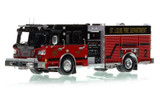 1:50 scale model of St. Louis Fire Department 2010 Spartan/Smeal Engine 2 - Downtown