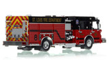 1:50 scale model of St. Louis Fire Department 2010 Spartan/Smeal Engine 8 - Hyde Park