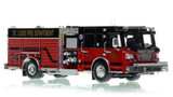 1:50 scale model of St. Louis Fire Department 2010 Spartan/Smeal Engine 24 - Mark Twain/Industrial
