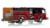 1:50 scale model of St. Louis Fire Department 2010 Spartan/Smeal Engine 26 - Penrose