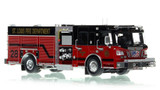 1:50 scale model of St. Louis Fire Department 2010 Spartan/Smeal Engine 28 - Fountain Park
