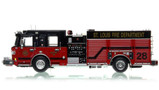 1:50 scale model of St. Louis Fire Department 2010 Spartan/Smeal Engine 28 - Fountain Park