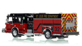 1:50 scale model of St. Louis Fire Department 2010 Spartan/Smeal Engine 32 - Tower Grove East