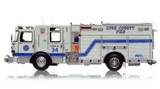 1:50 scale model of Kern County 2022 Pierce Enforcer Engine 34 - Delano