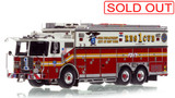 1:50 scale model of FDNY 2019 Ferrara Rescue 1 - Manhattan