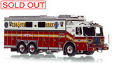 1:50 scale model of FDNY 2019 Ferrara Rescue 4 - Queens