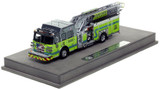 1:50 scale model of Miami-Dade Fire Rescue 2021 Sutphen Monarch Ladder 31 - North Miami Beach