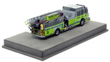 1:50 scale model of Miami-Dade Fire Rescue 2021 Sutphen Monarch Ladder 36 - Hammocks