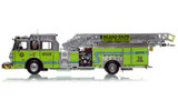 1:50 scale model of Miami-Dade Fire Rescue 2021 Sutphen Monarch Ladder 38 - Golden Glades