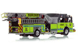 1:50 scale model of Miami-Dade Fire Rescue 2021 Sutphen Monarch Ladder 38 - Golden Glades