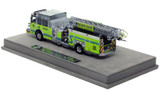 1:50 scale model of Miami-Dade Fire Rescue 2021 Sutphen Monarch Ladder 66 - Village of Homestead