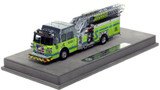 1:50 scale model of Miami-Dade Fire Rescue 2021 Sutphen Monarch Ladder 66 - Village of Homestead