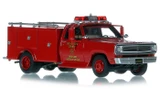 1:50 Scale Model of Los Angeles County Fire Department 1972 Squad 51
