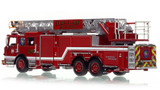 1:50 scale model of Dallas Fire-Rescue 2022 Pierce Velocity Ascendant 107' Truck 24 - Fort Hatcher