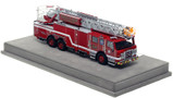 1:50 scale model of Dallas Fire-Rescue 2022 Pierce Velocity Ascendant 107' Truck 24 - Fort Hatcher