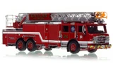 1:50 scale model of Dallas Fire-Rescue 2022 Pierce Velocity Ascendant 107' Truck 24 - Fort Hatcher