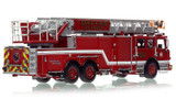 1:50 scale model of Dallas Fire-Rescue 2022 Pierce Velocity Ascendant 107' Truck 50 - Dallas