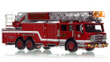 1:50 scale model of Dallas Fire-Rescue 2022 Pierce Velocity Ascendant 107' Truck 50 - Dallas