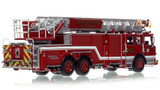 1:50 scale model of Dallas Fire-Rescue 2021 Pierce Velocity Ascendant 107' Truck 40 - Cowboys of the Cliff