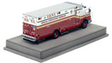 1:50 scale model of FDNY 2006 Mack MR/Ferrara Decontamination Unit 4 - Citywide