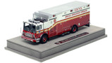 1:50 scale model of FDNY 2006 Mack MR/Ferrara Decontamination Unit 4 - Citywide
