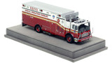 1:50 scale model of 1:50 scale model of FDNY 2006 Mack MR/Ferrara Decontamination Unit 160 - Citywide