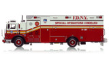 1:50 scale model of 1:50 scale model of 1:50 scale model of FDNY 2006 Mack MR/Ferrara Decontamination Unit 251- Citywide