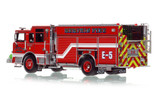 1:50 scale model of Memphis Fire Department 2018 Pierce Arrow XT PUC Engine 5 - Downtown