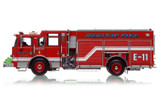 1:50 scale model of Memphis Fire Department 2016 Pierce Arrow XT PUC Engine 11 - Midtown