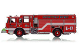 1:50 scale model of Memphis Fire Department 2018 Pierce Arrow XT PUC Engine 17 - Binghampton