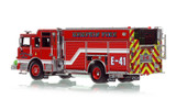 1:50 scale model of Memphis Fire Department 2016 Pierce Arrow XT PUC Engine 41 - Ridgeway