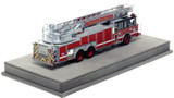 1:50 scale model of Chicago Fire Department 2011 Spartan 103' Rear Mount - Truck 13 - Avondale
