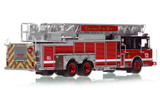 1:50 scale model of Chicago Fire Department 2011 Spartan 103' Rear Mount - Truck 13 - Avondale