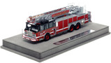 1:50 scale model of Chicago Fire Department 2010 Spartan 103' Rear Mount - Truck 31 - West Lawn