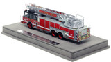 1:50 scale model of Chicago Fire Department 2011 Spartan 103' Rear Mount - Truck 42 - Burnside