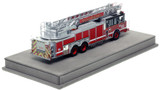 1:50 scale model of Chicago Fire Department 2011 Spartan 103' Rear Mount - Truck 42 - Burnside