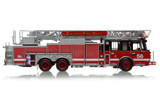 1:50 scale model of Chicago Fire Department 2010 Spartan 103' Rear Mount - Truck 56 - Lincoln Wood