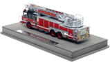 1:50 scale model of Chicago Fire Department 2010 Spartan 103' Rear Mount - Truck 59 - Wrightwood