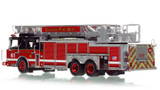 1:50 scale model of Chicago Fire Department 2011 Spartan 103' Rear Mount - Truck 61 - Hegewisch
