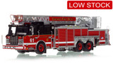 1:50 scale model of Chicago Fire Department 2011 Spartan 103' Rear Mount - Truck 61 - Hegewisch