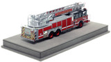 1:50 scale model of Chicago Fire Department 2010 Spartan 103' Rear Mount - Truck 62 - South Deering