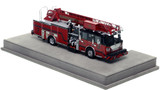 1:50 scale model of St. Louis Fire Department 2020 Spartan/Smeal 75' Truck 7 - The Gate District