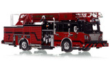 1:50 scale model of St. Louis Fire Department 2020 Spartan/Smeal 75' Truck 7 - The Gate District