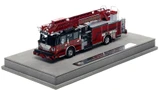 1:50 scale model of St. Louis Fire Department 2020 Spartan/Smeal 75' Truck 7 - The Gate District