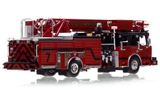 1:50 scale model of St. Louis Fire Department 2020 Spartan/Smeal 75' Truck 7 - The Gate District