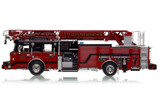 1:50 scale model of St. Louis Fire Department 2020 Spartan/Smeal 75' Truck 7 - The Gate District