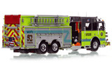 1:50 scale model of Miami-Dade Fire Rescue 2022 Sutphen Pumper Tanker 52 - S. Miami Heights
