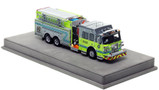 1:50 scale model of Miami-Dade Fire Rescue 2022 Sutphen Pumper Tanker 60 - Redland